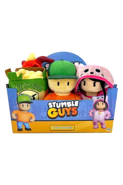 Stumble Guys Plush Toy Set ,1 Year And Above,Multicolor