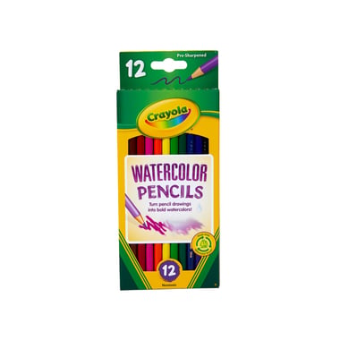 Crayola Watercolor Pencil Set,Assorted Color