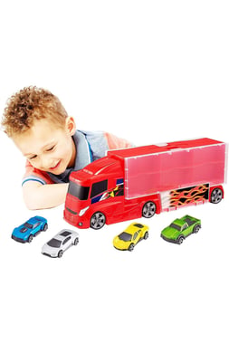 Teamsterz Vehicle & Track Set Truck,3 Years And Above,Multicolor