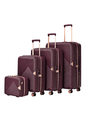 Magellan Luggage Set Of 4 (16"/20"/24"/28"),4 Pieces,Purple