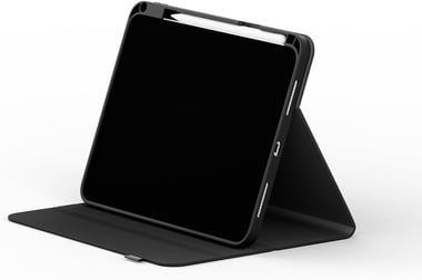 سكينارما iPad 11th Gen (2025) حافظة كمبيوتر لوحي بغطاء خلفي,أسود