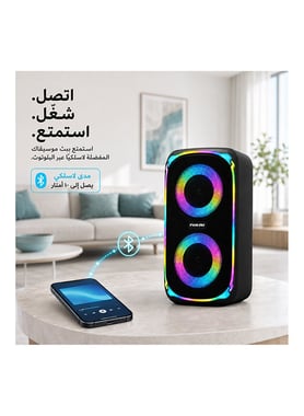نيكاي مكبر صوت لاسلكي,as per usage,أسود