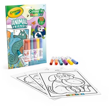 Crayola Color By Number Unisex Crayola Coloring Activity Set,3 Years And Above