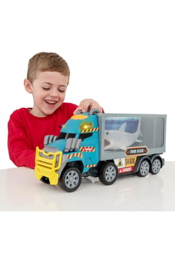 Teamsterz Vehicle & Track Set Truck,3 Years And Above,Multicolor