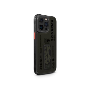 Skinarma Iphone 15 Pro Back Cover Mobile Case,Green