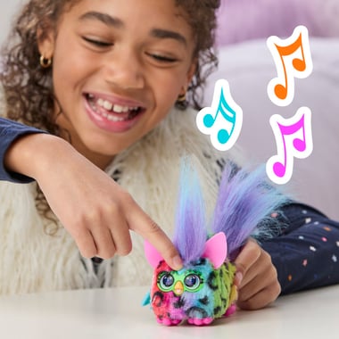 Furby Clip-On Plush Toy ,6 Years And Above,Multicolor