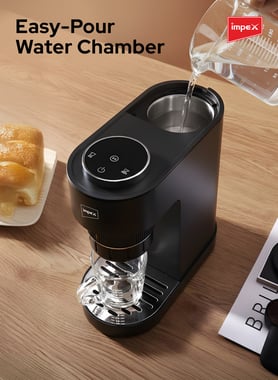Impex Espresso Machine,Black
