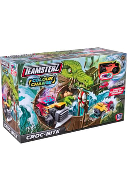 Teamsterz Vehicle & Track Set Car,3 Years And Above,Multicolor