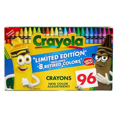 Crayola Wax Crayon,Assorted Color