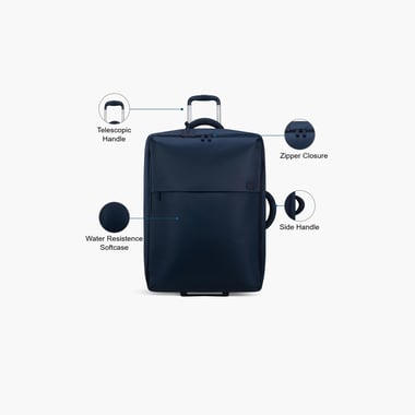 Lipault Check-In Luggage Large (28"),1 Piece,Black