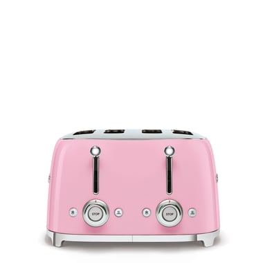 Smeg 4-Slice Toaster,2000 W,Pink