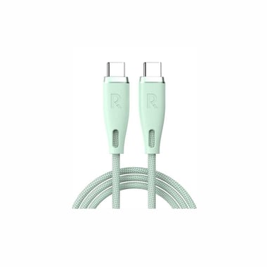Ravpower Rp-Cb1037 Ravpower Rp-Cb1037 Nylon Braided C-C Cable 60w 1.2m Light Green Sync & Charge Cable,1.2 Cm,Green