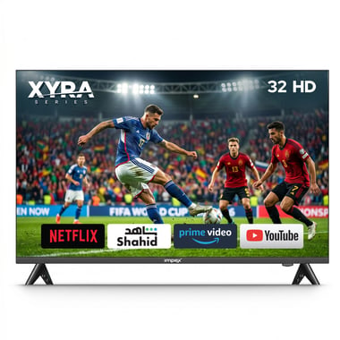 Impex 32" Smart Tv,Hd Led,60 Hz,Black,Impex Xyra 32 Smart Hd Led Tv