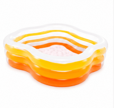 Intex Inflatable Pool 185.00 Cm×53.00 Cm×180.00 Cm,3 Person,Multicolor