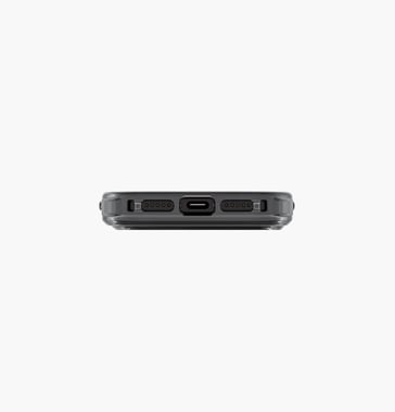 Uniq Iphone 17 Pro Back Cover Mobile Case,Charcoal Black
