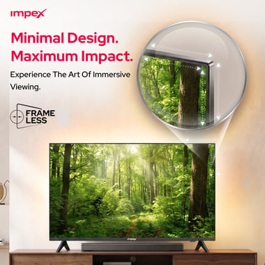 امبيكس 32 بوصة تلفزيون ذكي,دقة اتش دي كيو ليد,60 Hz,اسود,Impex 32" Android Smart QLED TV