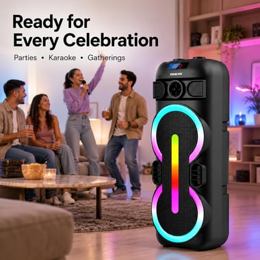 Nikai Wireless Pa System,As Per Usage,Black