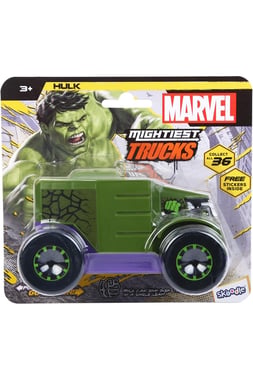 Marvel Diecast Pull-Back Model Monster Truck,3 Years And Above,Multicolor