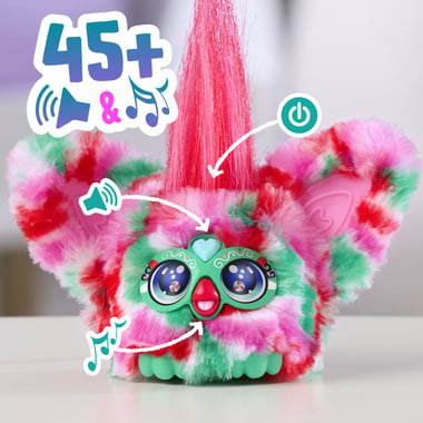Furby Clip-On Plush Toy ,6 Years And Above,Multicolor