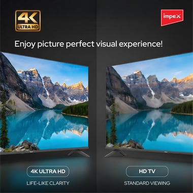 Impex 85" Smart Tv,4k Led,60 Hz,Black,Impex Fiesta 85" 4k Ultra Hd Smart Led Tv