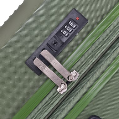 Track Luggage Set Of 4 (16"/20"/24"/28"),4 Pieces,Green