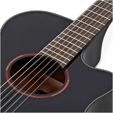 Yamaha Acoustic Electric Guitar Intermediate,Right-Handed,6,Adults,Black