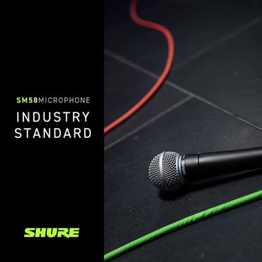 Shure Sm58-S,Usb-C/Xlr Dynamic Microphone,Black