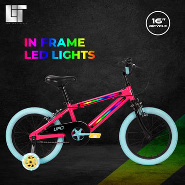Lit Ufo Kids Bike,Unisex,Multicolor