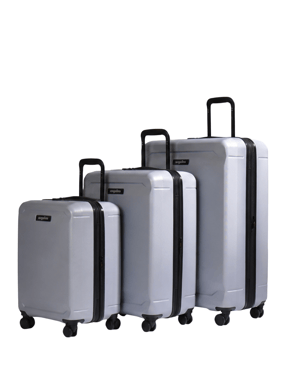 Magellan Luggage Set Of 3 (20"/24"/28"),3 Pieces,Silver
