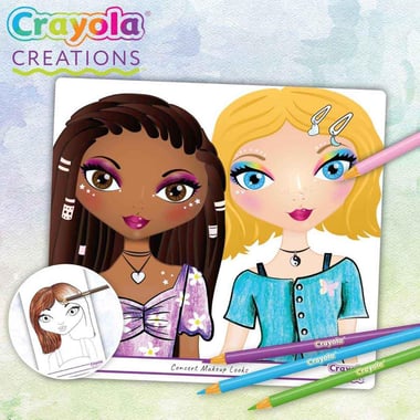 Crayola Creations Unisex Crayola Cosmetics & Fashion Activity Set,8 Years And Above