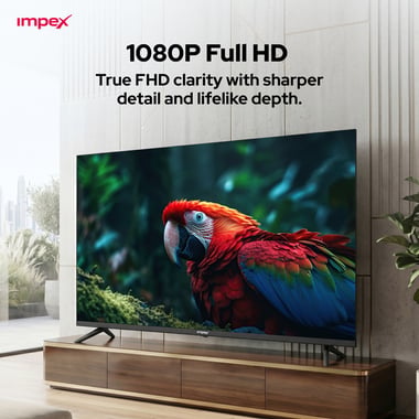 Impex 43" Smart Tv,Full Hd Qled,60 Hz,Black,Wios43q