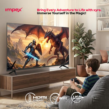 Impex 32" Smart Tv,Hd Led,60 Hz,Black,Impex Xyra 32 Smart Hd Led Tv