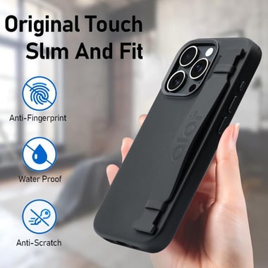 ألوت iPhone 16 Pro Max,غطاء خلفي للهاتف الذكي,أسود