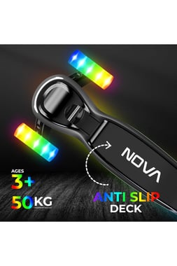 Lit Nova  Light-Up Scooter,3 Years And Above,Unisex,Multicolor