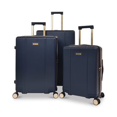 Track Luggage Set Of 3 (20"/24"/28"),3 Pieces,Blue