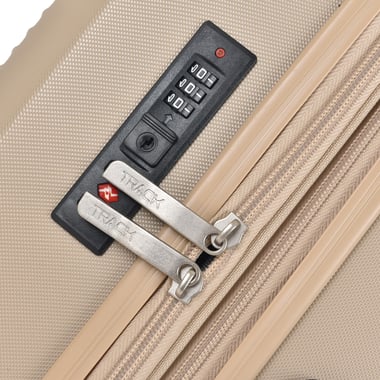 Track Luggage Set Of 4 (16"/20"/24"/28"),4 Pieces,Gold
