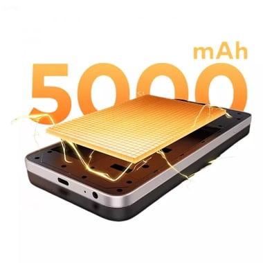 آيتل A200 Dual SIM Meteor titanium 3+5GB,128 جيجابايت,3 جيجابايت رام,تيتانيوم 4G LTE,