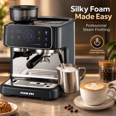 Nikai Espresso Machine,Black