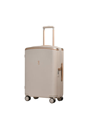 Echolac Luggage Set Of 3 (20"/24"/28"),3 Pieces,White