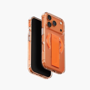 يونيك iPhone 17 Pro,غطاء خلفي للهاتف الذكي مع ماغ سيف,برتقالي كهربائي