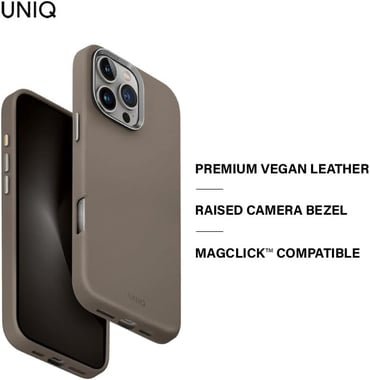 يونيك iPhone 16 Pro,غطاء خلفي للهاتف الذكي,بني