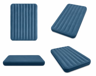 Intex Inflatable Airbed 203.00 Cm×152 Cm×25 Cm,2 Person,Multicolor