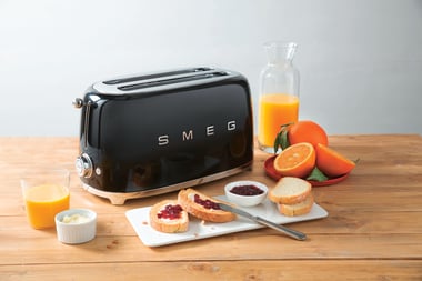 Smeg 4-Slice Toaster,1500 W,Black