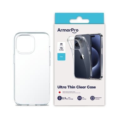 Armorpro Iphone 15 Pro Max Back Cover Mobile Case,Clear