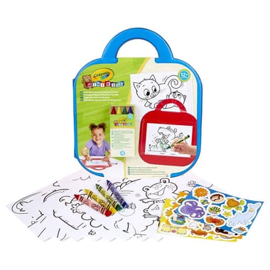 Crayola Kids Travel Artist Set,Assorted Color