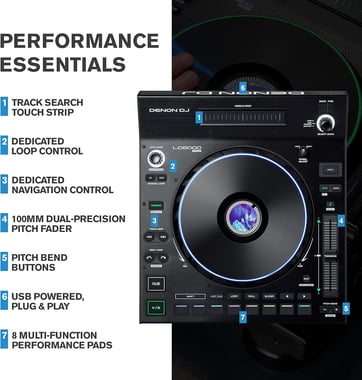 Denon Dj Dj Controller  ,Black
