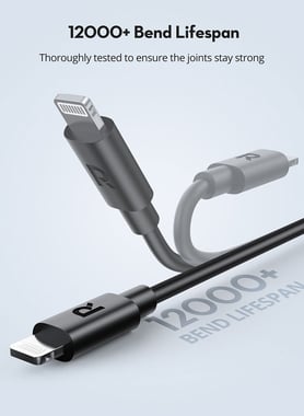 Ravpower Rp-Cb1034 Ravpower Rp-Cb1034 Type C To Lightning Cable Black Tpe 3m Sync & Charge Cable,3 Cm,Black