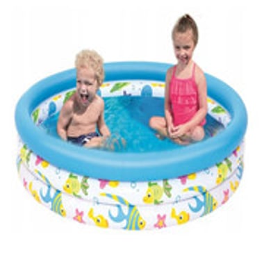 Bestway Inflatable Pool 102 Cm×102 Cm×25 Cm,2 Person,Multicolor