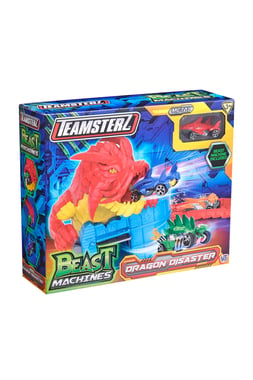 Teamsterz Vehicle & Track Set Car,3 Years And Above,Multicolor