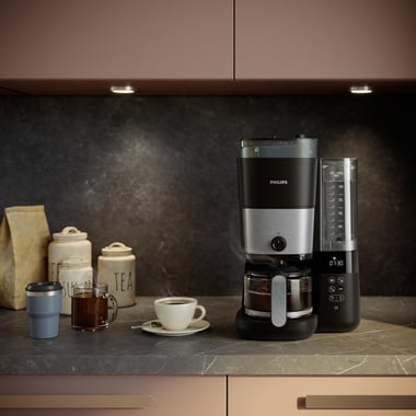Philips Drip Coffee Machine,1.25 L,Black